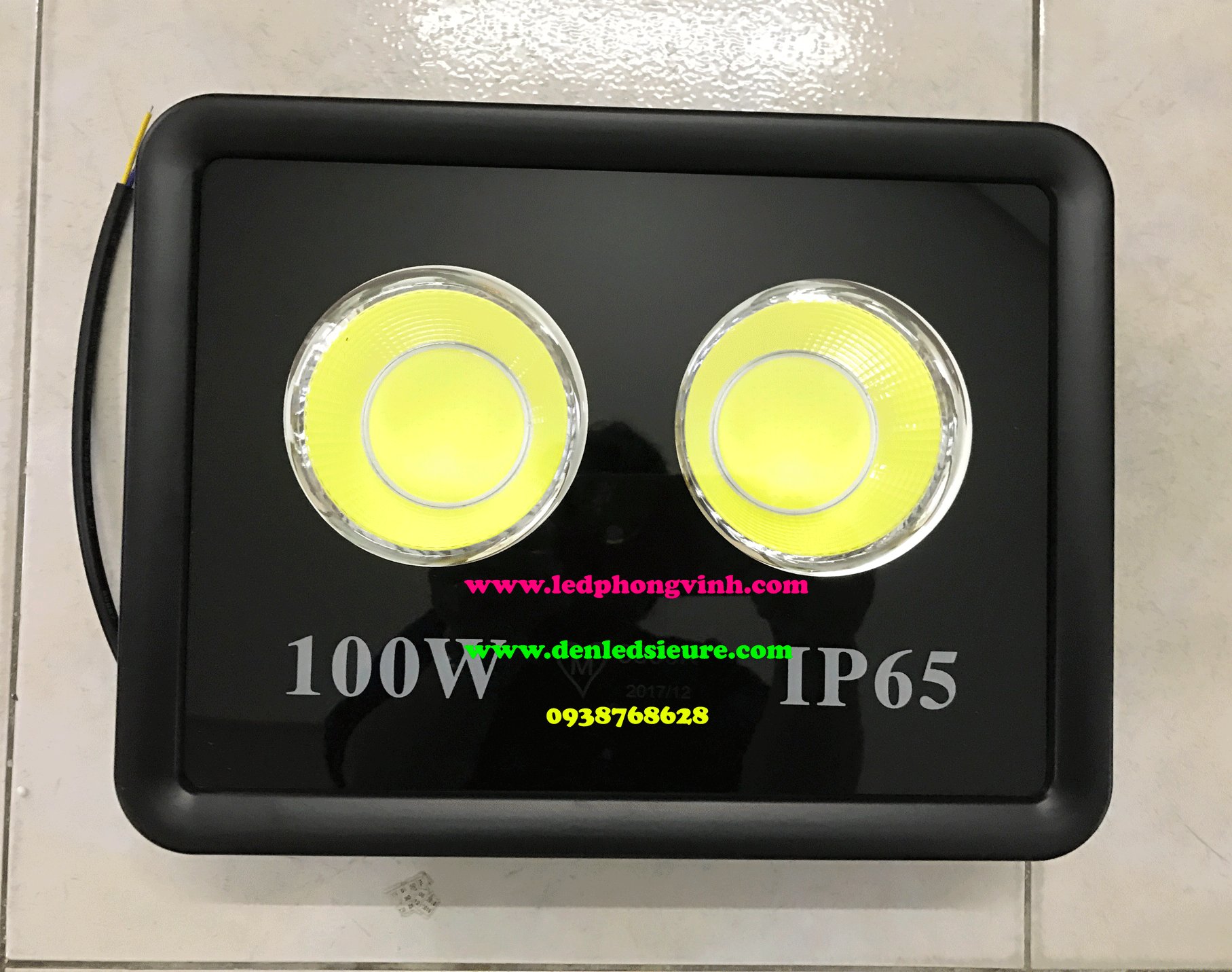 ĐÈN PHA LED CHIẾU XA 100W THIÊN LÝ NHÃN