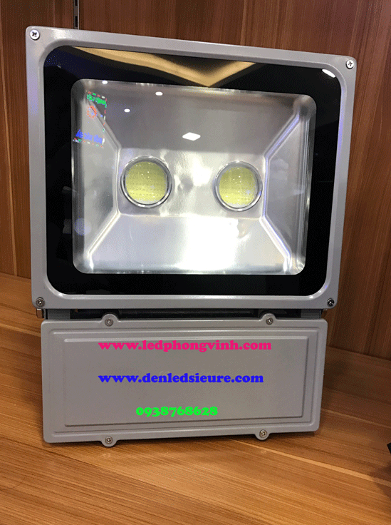 Đèn pha LÚP ĐÔI 100W loại tốt Trắng/Vàng ấm