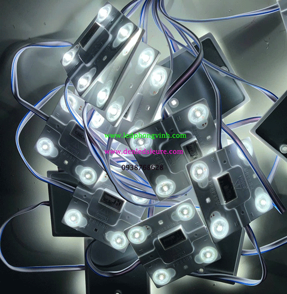 LED MODULE 220V 4 BÓNG LÚP TRẮNG NGOÀI TRỜI -6000K -MÀU MỚI