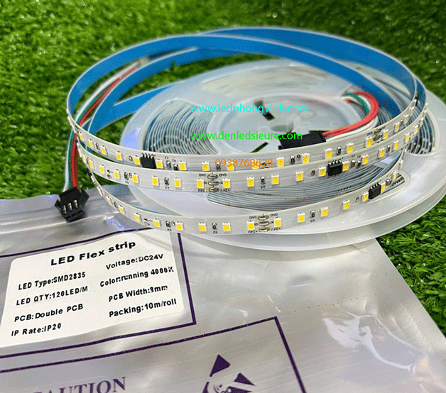 LED DÂY 24V IC 2811 CHẠY ĐUỔI 4000K MÀU TRUNG TÍNH